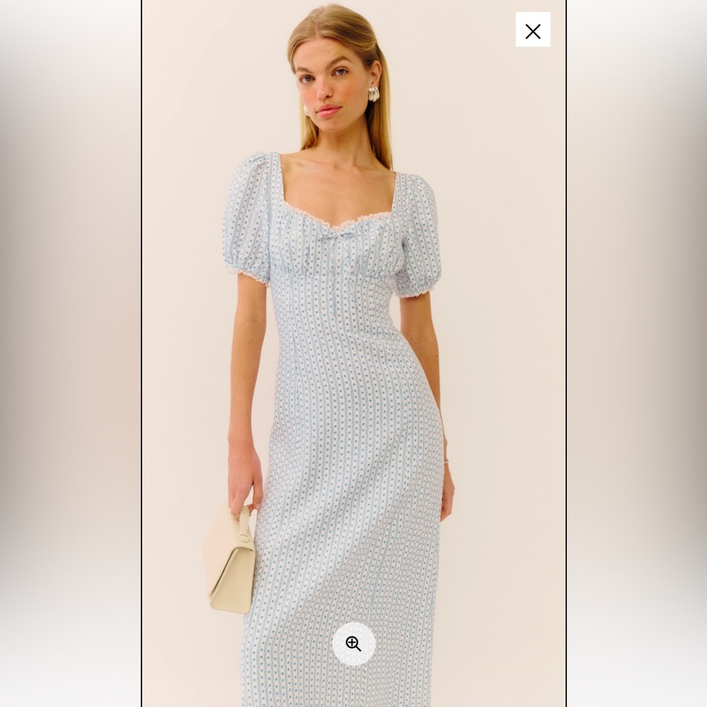 NWT Reformation Cherise Linen Dress